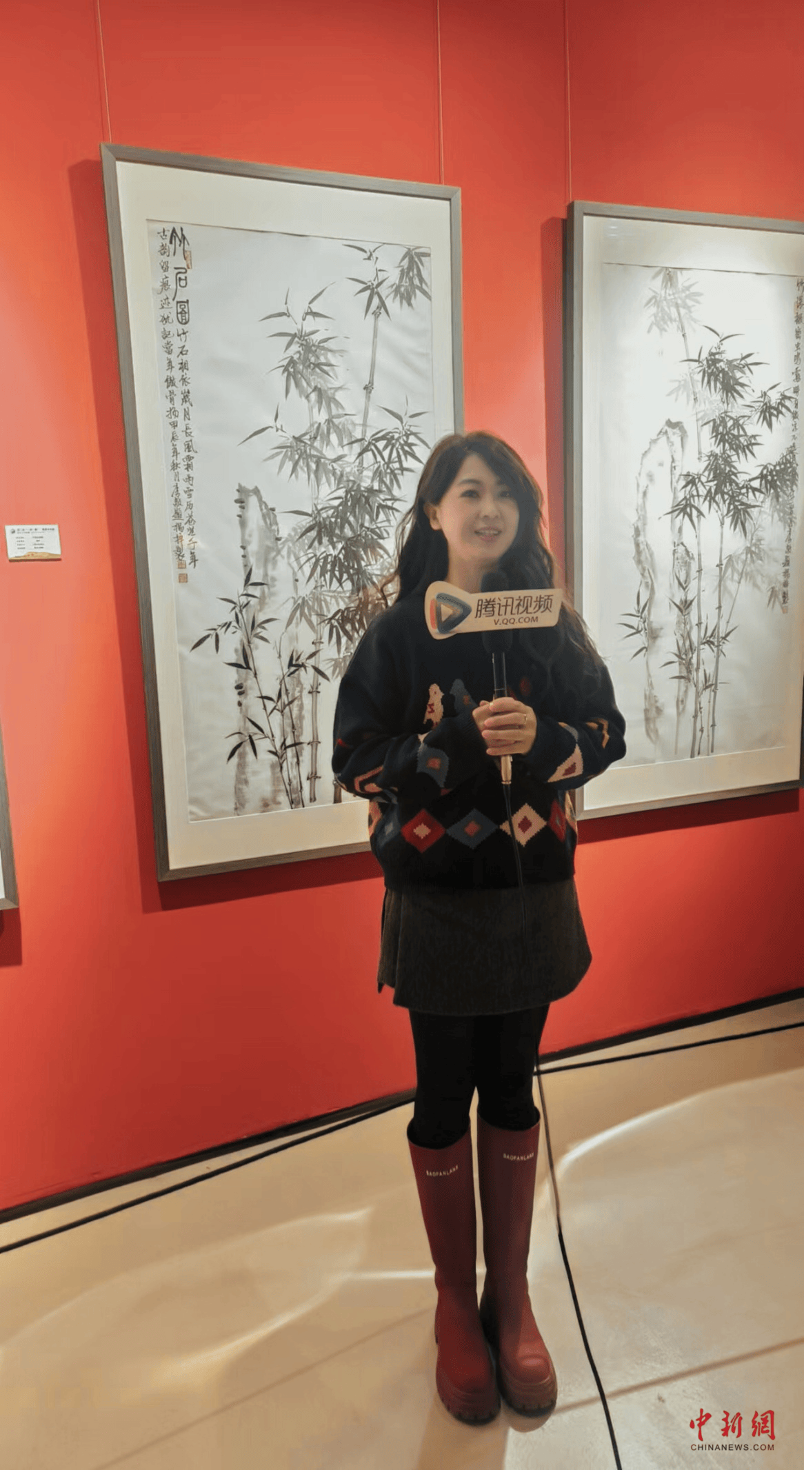 青年画家杨梓参加第二届「一带一路」美美与共国际艺术交流展(图1)