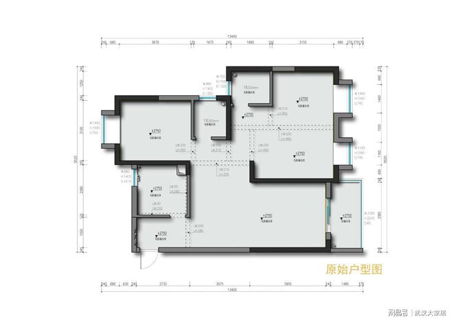 Bsport体育APP：夏文【现代简约滠水春晓】武汉城市室内设计大赛获奖作品(图1)